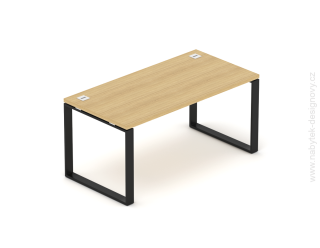 Kancelářský stůl EPIC, 120/140/160/180cm, kovová podnož O (Kancelářský stůl EPIC, 120cm, kovová podnož O)