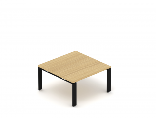 Konferenční stolek EPIC, 80/120cm, ocelová podnož U, výška 54cm (Konferenční stolek EPIC, 80/120cm, ocelová podnož U, výška jen 54cm)