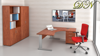 Sestava kancelářského nábytku Komfort 1.12, calvados ZEP 1.12 03