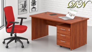 Sestava kancelářského nábytku Komfort 1.2, calvados ZE 1.2 03