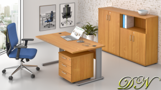 Sestava kancelářského nábytku Komfort 1.6, buk ZEP 1.6 11