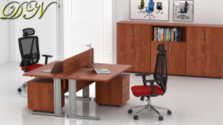 Sestava kancelářského nábytku Komfort 2.6, calvados ZEP 2.6 03
