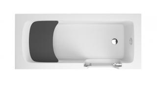 Akrylátová obdélníková vana pro starší a osoby s tělesným postižením Clinic Bath 170x75x62cm,  pravé provedení
