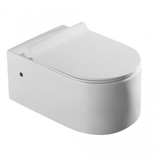 Besteco závěsná toaleta mvčetně SLIM sedátka se systémem SOFT-ClOSE, BE2044N