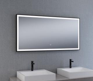 Koupelnové zrcadlo s LED Black Mat 120 cm,MFA61200