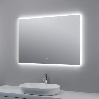 Koupelnové zrcadlo s LED osvětlením Besteco BRIGHT SILVER 100