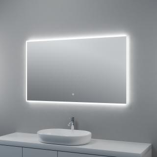 Koupelnové zrcadlo s LED osvětlením Besteco BRIGHT SILVER 120
