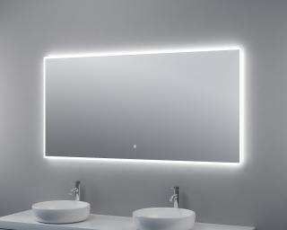 Koupelnové zrcadlo s LED osvětlením Besteco BRIGHT SILVER 140