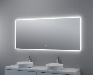 Koupelnové zrcadlo s LED osvětlením Besteco BRIGHT SILVER 160