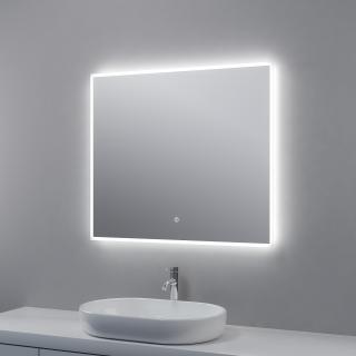 Koupelnové zrcadlo s LED osvětlením Besteco BRIGHT SILVER 80