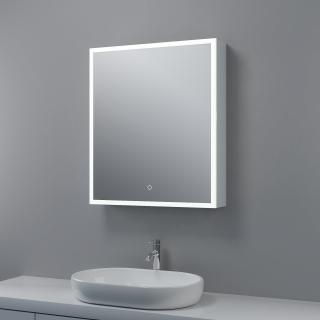 Zrcadlová skřínka s LED osvětlením a lupou, oboustranným zrcadlem LUX