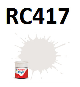 Humbrol barva akryl RC417 Coach Roof Off-White - Matt