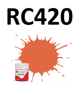 Humbrol barva akryl RC420 Orange Lining - Matt