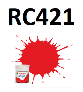 Humbrol barva akryl RC421 Virgin Red - Matt