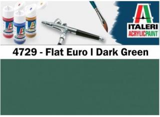 Italeri barva akryl 4729AP - Flat Euro I Dark Green 20ml