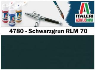 Italeri barva akryl 4780AP - Schwarzgrün RLM 70 20ml