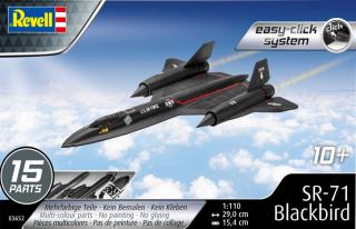 Revell letadlo SR-71 Blackbird Easy Click 1:110 03652