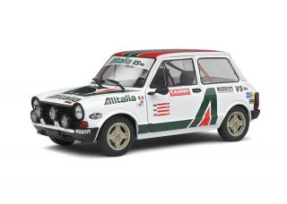 Autobianchi A112 Abarth 1980 Alitalia Rallye Set bílá 1:18 Solido