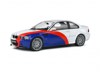 BMW E46 M3 Streetfighter 2000 bílo-modrá-červená 1:18 Solido