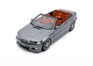 BMW M3 E46 Convertible 2004 stříbrno-šedá metalíza  resin model   1:18 OttOmobile