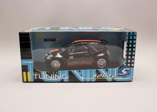 Citroen C2 2003 Tuning černá-červený pruh  1:18 Solido