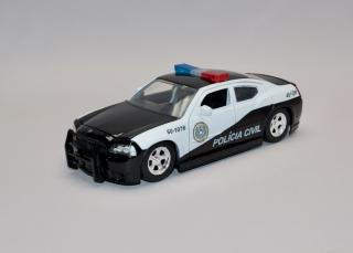 Dodge Charger 2006 Police Rychle a zb.černo-bílá (Fast & Furious) 1:24 Jada Toys