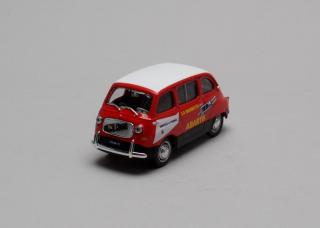 Fiat 750 Multipla - Abarth 1960 červená 1:43 Champion