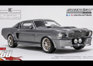 Ford Mustang 1967  Eleanor  Gone in 60 seconds 2000  resin model   1:12 Greenlight