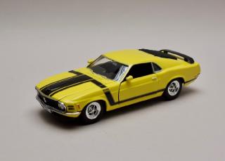 Ford Mustang Boss 302 1970 žlutá 1:24 Welly