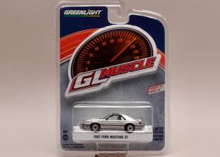 Ford Mustang GT 1982 stříbrná 1:64 Greenlight