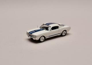 Ford Mustang Shelby 1965 bílá-modré pruhy  série Route 66  1:43 Champion