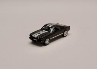 Ford Mustang Shelby GT350 1965 černo-stříbrná 1:43 Shelby Collectibles