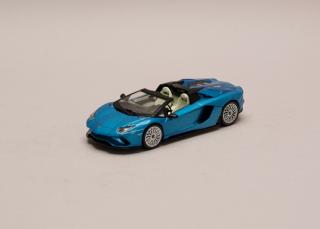 Lamborghini Aventátor S Roadster 2017 modrá 1:43 Champion