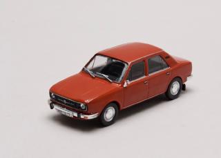 Škoda 105L 1977 úžovka červená paprika 1:43 Abrex