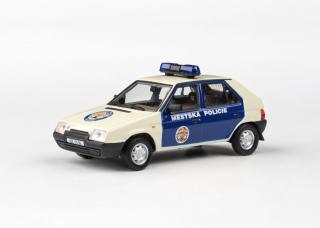 Škoda Favorit 136L 1988 Městská Policie Praha 1:43 Abrex