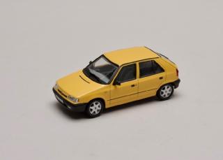 Škoda Felicia 1994  litá kola  žlutá Pastelová 1:43 Abrex