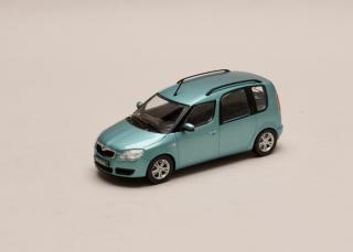 Škoda Roomster 2007 metalíza světle modrá 1:43 IXO