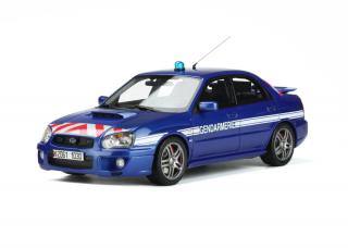 Subaru Impreza STI WRX  Gendarmerie  2006 modrá  resin model   1:18 OttOmobile