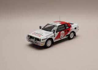 Toyota Celica TwinCam Turbo TA64 #21 Winner Safari Rallye 1985 1:24 IXO