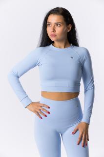 GoldBee Crop-Top BeClassic Baby Blue L, Modrá