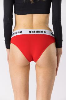 GoldBee Kalhotky Brazilky Red XL, Červená