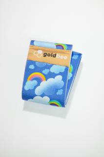 GoldBee Posilovací guma BeBooty Colorful sky M, Barevné