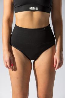 GoldBee Tanga Stahovací Black 3XL, Černá