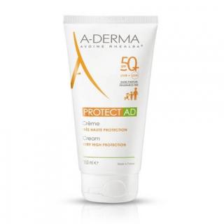 A-Derma Protect AD ochranný opalovací krém pro atopickou pokožku SPF50+ 150 ml
