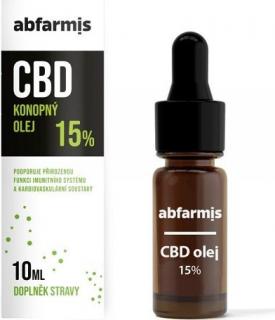 Abfarmis CBD Konopný olej 15% 10ml