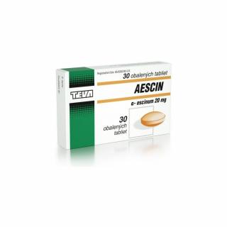 Aescin-Teva 20mg 30 perorálních tablet