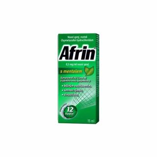 Afrin 0,5 mg/ml nosní sprej s mentolem nas.spr.sol. 1 x 15 ml/7,5 mg