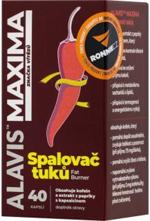 ALAVIS MAXIMA Spalovač tuků Fat Burner cps.40