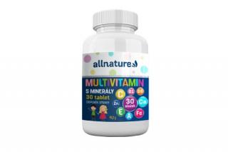 Allnature Multivitamín, 30 tbl