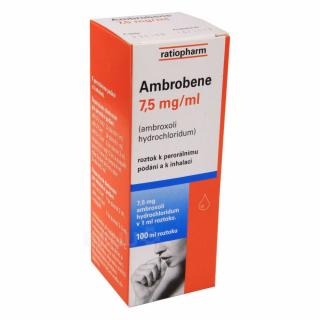 Ambrobene, roztok k perorálnímu podání a inhalaci 100ml